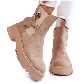 PS1 Ruskind Warm Boots Workers Beige Magnis