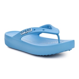 Crocs Classic Plat fra Flip W 207714-4TB blå