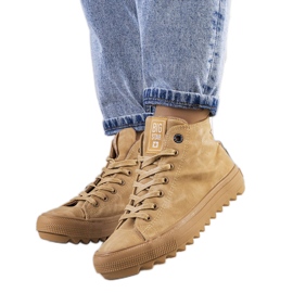 Brune isolerede sneakers Big Star GG274072 beige