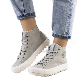 Grå isolerede sneakers Big Star EE274114