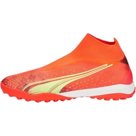 Puma Ultra Match+ Ll Tt 107034 03 fodboldsko orange appelsiner og røde