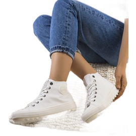 Hvide isolerede sneakers Big Star GG274108