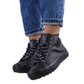 Sorte isolerede sneakers Big Star EE274110