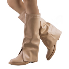 PA1 Beige Moerna støvler