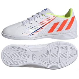 Adidas Predator Edge.4 In Jr GV8499 fodboldstøvler hvid hvid