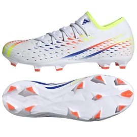 Adidas Predator Edge.3 L Fg M GW0995 fodboldstøvler hvid hvid