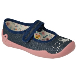 Befado Børns hjemmesko 114x489 Navy Blue med anvendelse blå