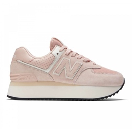 New Balance W WL574ZAC sko lyserød