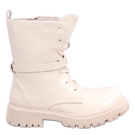 BM Snørestøvler Barkley Beige
