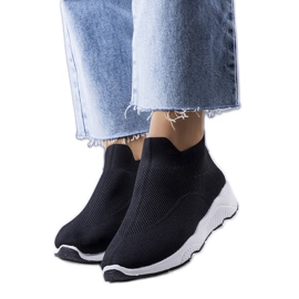 BM Sorte Roes ankelsneakers