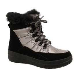 Caprice Women's Snow Boots Vandtæt 9-26240-29 032 Sort/Taupe