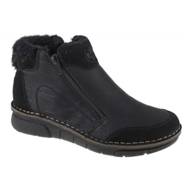 Rieker Booties sko i 73352-00 sort