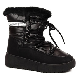 Varme snørestøvler Filippo W PAW400A sort