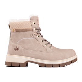 Damebeige fanger med shelovet pels