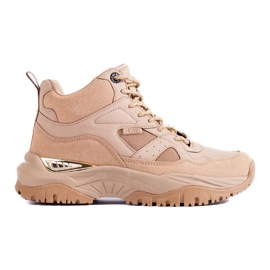 Big Star sneakers til kvinder KK274355 beige