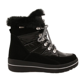 Caprice Women's Black Snow Boots Vandtæt 9-26240-29 019 sort