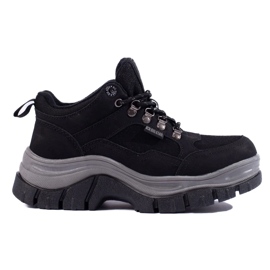 Damesneakers Big Star KK274364B på en tyk sål sort