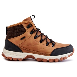 Herre varmestøvler Trekkingsko Cross Jeans KK1R4021C Camel brun