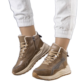 Brune isolerede sneakers fra Tasma