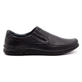 Olivier Herre slip-on sko 7053 sort