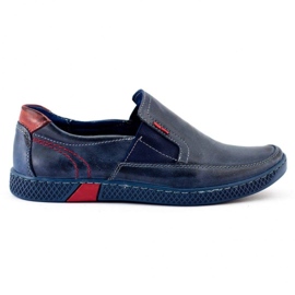 KOMODO Mænds loafers 912 marineblå
