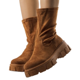 Camel dame Makayla støvler brun