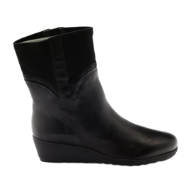 Sorte Støvler On Wedge Caprice 25459 sort