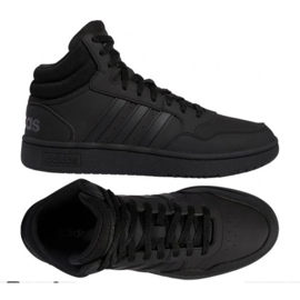 Adidas Hoops 3.0 Mid Wtr GW6421 sko sort