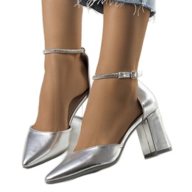 BM Sølv pumps med Leighton cubic zirconia