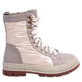 BM Aileen Beis sneakers med snøre beige