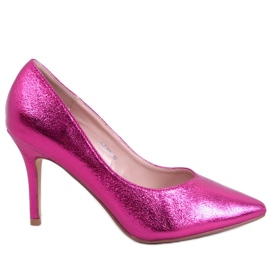Metalliske Claire Fushia stiletter lyserød