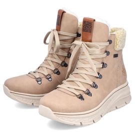 Rieker W RKR572 vandtætte isolerede støvler beige