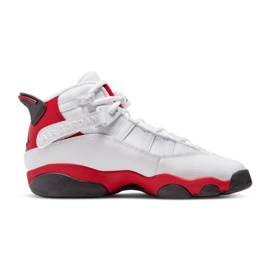 Nike Jordan 6 Ringe 323419-126 sko hvid rød
