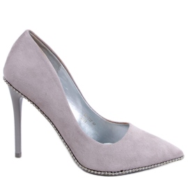 Elegante kvinders pins Linor Grey grå