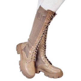 Keyshia LT.KHAKI elastisk overdel beige