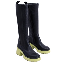 PA1 Støvler med farvede såler fra Woods BLACK/GREEN sort