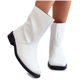 PA1 Dame varme slip-on støvler Hvid Calan