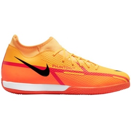 Nike Phantom GT2 Academy Df Ic M DC0800-808 fodboldsko sort appelsiner og røde