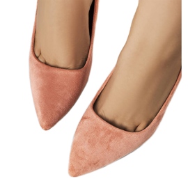 BM Emmas pink højhælede pumps lyserød