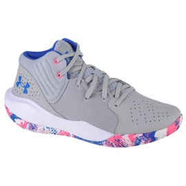 Under Armour Jet 21 M 3024260-109 basketballsko grå skygger af grå