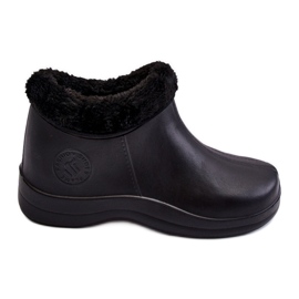 PM2 Dame-slip-on varme regnstøvler Sort Izera