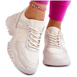 PG1 Moderigtige sportssko sneakers creme Frezio beige