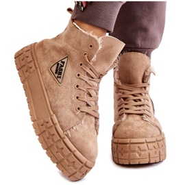 PM1 Højisolerede ruskindssneakers Beige Evren