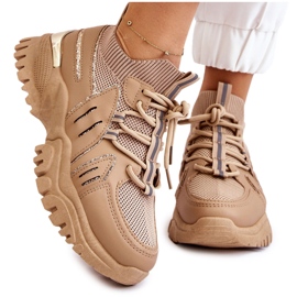 BM Slip-on sportssko til kvinder Beige Berna brun