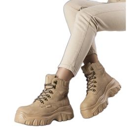 Beige Big Star støvler KK274366