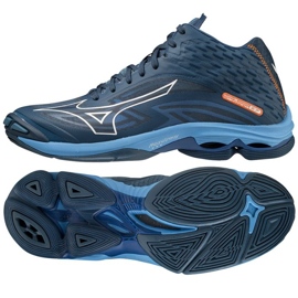 Sko Mizuno Wave Lighting Z7 Mid M V1GA225021 marine blå blå