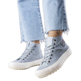 Blå isolerede sneakers Big Star EE274115
