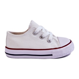 Hvide Filemon børns klassiske sneakers