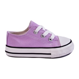 Klassiske børnesneakers lilla Filemon violet