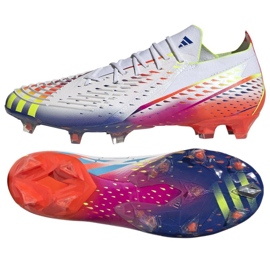 Adidas Predator Edge.1 L Fg M GW1022 fodboldsko hvid, bland farve hvid